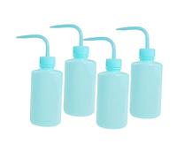 PACKOVE 4piezas Botella Squeeze Para Lavado Y Riego Para Extensiones De Pestañas Artistas De Tatuajes Y Jardinería Diseño De Boquilla Con Ángulo De Grados