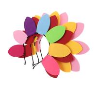 PACKOVE 4piezas Diademas De Pareja De Girasol Para San Valentín Diadema De Flores Bohemias Para Eventos Fiestas y Cumpleaños