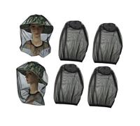PACKOVE 4piezas Gorro Mosquitera Sombrero De Pesca Gorra Unisex Mallas Protectoras Fundas Para Sombrilla Transpirable Senderismo Camping Escalada