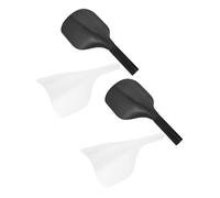 PACKOVE 4piezas Mascarilla para Teñir el Cabello Negra Facial Reutilizable para Peluquerías Cubierta Facial para Corte de Cabello y Maquillaje