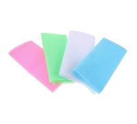 PACKOVE 4piezas Toalla Para Frotar La Espalda De Exfoliante Corporal Paño De Ducha Suave Para Uso La Ducha Paños Exfoliantes Colores