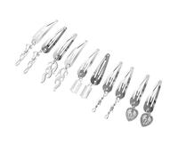 PACKOVE 5 Clips de Pelo Góticos de Metal para Mujeres y Niñas Accesorios de Horquilla Decorativos para Fiesta de Halloween y Cosplay Incluye Diseño de