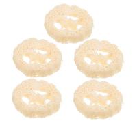 PACKOVE 5 Piezas Cepillo De Baño De Lufa Esponja De Ducha Lavar Cuerpo Exfoliante Limpieza Depurador De Cuerpo De Ducha Esponja Exfoliante De Lufa Jabonera Espuma Natural Esponja Vegetal