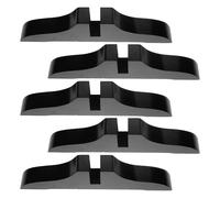 PACKOVE 5 Piezas Soporte Divisor de Ambientes de Madera Negro Base Resistente y Alta Capacidad de Carga para Uso en Hogar y Oficina, Fácil Instalación y Estabilidad Garantizada