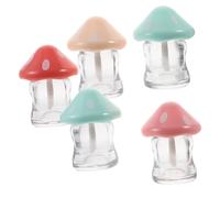 PACKOVE 5 Piezas Tubos De Esmalte De Labios Con Forma De Hongo Kit Vacío Para Hacer Brillo Labial Recipientes De Brillo Labial Vacíos Para Pequeñas Empresas Para Uso Diario