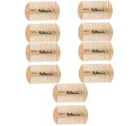 PACKOVE 5 Series Peine Rark Bamboo Peine De Dientes Multiusos Peine De Dientes Para El Hogar Peine De Limpieza Del Cuero Cabelludo Peine Fino Para El Cabello Peine Bambú 2 Piezas X 5