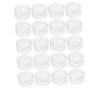 PACKOVE 50 Piezas Frascos de Cosméticos Vacíos Tapa Transparente para Crema Lociones y Ungüentos para y Almacenamiento Práctico