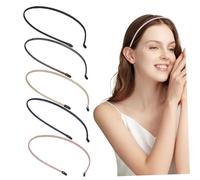 PACKOVE 5piezas Diadema Retro De Fina Para Mujeres Accesorio De Cabeza Para Estilos Casuales y Diarias