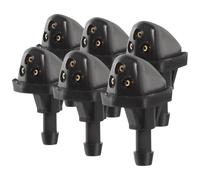 PACKOVE 6 Boquillas Limpiaparabrisas Coche Negro 3 Orificios Pulverizador Recambio Kit Pulverización Lavaparabrisas Delantero para Swift Alto S-cross