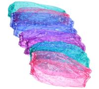 PACKOVE 6 Pares de Mangas Largas Impermeables de Pvc Hogar, Fundas Protectoras Resistentes al Aceite, Prácticas para Limpieza en Cocina para Mujeres y Hombres Color Color Aleatorio