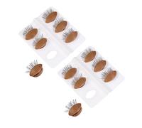 PACKOVE 6 Pares Práctica de Maquillaje Párpados Reemplazables Accesorios Extensión de Pestañas Herramienta de Entrenamiento Duradera y Reutilizable