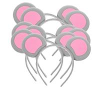 PACKOVE 6 Piezas diadema de ratón Diadema con orejas de animales orejas de raton dibujos animados elástico Cosplay Linda diadema diademas de animales a granel diadema de rata Venda tela