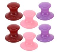 PACKOVE 6 Piezas Herramienta Facial Gua Sha Masajeador Forma de Hongo de Resina, Diseño Ergonómico, para Esculpir y Uso Diario Cuidado Piel Sensible