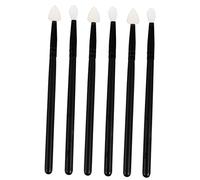 PACKOVE 6 Piezas juego de brochas de maquillaje cepillo cosmético portátil cepillo de labios cosmético aplicador silicona aplicadores cosméticos aplicador de sombra de ojos gel de sílice