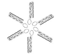 PACKOVE 6 Piezas Llaveros para Sublimación 2026 Transferencia de Calor, Diseño Resistente en Madera y Aleación de Zinc, Ideales para Fiestas y Celebraciones de Graduación