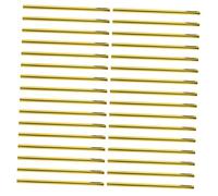 PACKOVE 600 Piezas Tira De Oro De Sellado Tratar Bolsas Lazos Bridas De Metal Lazos De Torsión Para Bolsas De Golosinas Corbata De Embalaje Lazos De Oro Golden El Plastico