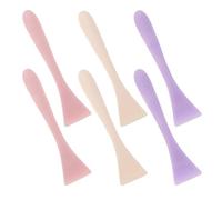 PACKOVE 6piezas Cepillo Para Mascarilla Facial Pinceles Aplicadores De Silicona Brochas Para Mascarillas De Gel De Arcilla y Cremas Cuidado Piel