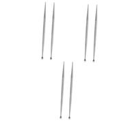 PACKOVE 6piezas Pluma De Acupuntura Para Puntos De Ear Detector De Acupuntos De Inoxidable Herramienta De Masaje Para Relajación y