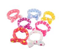 PACKOVE 7piezas Banda Cabello de Coral y Diademas Lazo para Lavarse la Cara Accesorios Cabello para Niñas y Mujeres Color Aleatorio Estilo Aleatorio