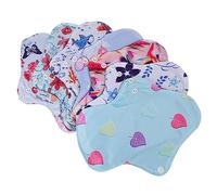 PACKOVE 7piezas Compresas Sanitarias Reutilizables Para Incontinencia y Menstruación Cómodas y Duraderas Para Mujeres