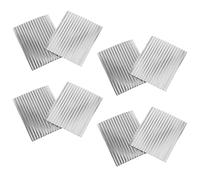 PACKOVE 8 Paneles de Aluminio Corrugado Materiales Metálicos Resistentes y Fáciles de Instalar para Techos de Casas Modelo para Proyectos de Diorama y Maquetas