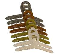 PACKOVE 8 Piezas Clip De Tiburón Grande Color Jellie Pinzas Cabello Para Mujeres y Niñas Accesorios Cabello Para Maquillaje y Ejercicio Pinzas De Garra Jumbo Para Grueso