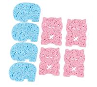 PACKOVE 8piezas Esponjas De Baño Forma Elefante Cerdito Ducha Esponja De Baño Para Limpieza Aseo Bebe