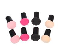PACKOVE 8piezas Kit De Esponjas De Maquillaje Forma De Hongo Borla Para Polvos De Base Herramientas De Maquillaje Para Mujeres y Niñas Uso Seco y Húmedo