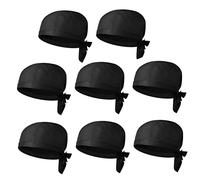 PACKOVE 8piezas Sombreros De Chef Unisex De Estilo Japonés Gorro De Cocina Elástico para Restaurantes y Cafés Diseño Práctico y Cómodo