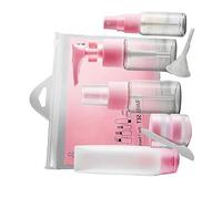 PACKOVE 9piezas Botella Spray De Tóner y Contenedor De Viaje Rociador Tarros Cosmeticos Rellenables Para Cremas Ligeros y Duraderos