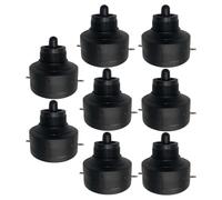 PACKOVE Accesorios para Altavoces Tweeter 8 Unidades de Bocina Piezoeléctrica para Coche, Repuestos para Equipo de Sonido Automotriz en Plástico