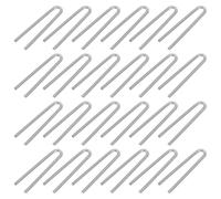 PACKOVE Agujas Pequeñas en U para Colgar 200 Unidades, Alambre de Tungsteno Resistente al Calor para Horno de Cerámica, Accesorios para Fusión de Vidrio y Joyería Diy, Ganchos Duraderos