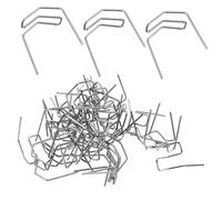 PACKOVE Alambres De Soldadura Varillas Para Soldar Varilla De Soldadura Para Parachoques De 100 Uds Grapa De Metal Para Coche Grapas Calientes