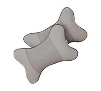 PACKOVE Almohadas Cervicales para Proteger el Cuello y Aliviar la Fatiga de Acrílico 2 Piezas Forma de Hueso Todo el Año para Coche al Sentarse Automóvil