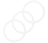 PACKOVE Anillos de Sellado de Silicona para Botellas Térmicas, Junta O-ring 6.0 Cm X 5.0 Cm X 0.25 Cm, Repuestos para Vasos y Botellas Aislantes, Pack de 3 Unidades, Accesorios