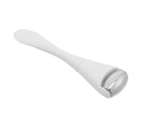 PACKOVE Aplicador de Crema para Ojos con Rodillo Barra de Masaje para Ojos Acero Inoxidable y Pp Blanco Masaje Delicado y Mejor Absorción y Rostro para Viajar y Oficina