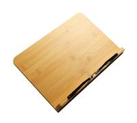 PACKOVE Atril de Lectura Ajustable de Madera de Nogal Grande, Soporte de Escritorio Plegable para Libros y Tablero de Dibujo, Adecuado para Oficina y Estudio