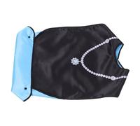 PACKOVE Babero para Adultos Mayores Unisex 85x45 Cm, Babero Lavable para Comer, Protector de Ropa Resistente a Manchas Diseño Floral de Perlas, Adecuado para Cuidado y Rehabilitación