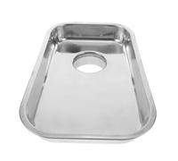 PACKOVE Bandeja de Alimentación para Picadora de Carne en Acero Inoxidable Bordes sin Rebabas para Preparación Higiénica en Cocina y Accesorios para Embutidoras