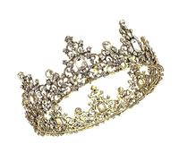 PACKOVE Barroca Vintage Para Mujer Adorno De Cabello Estilo Barroco De Tiara Para Boda Fiesta De Reina Barroca De Lujo