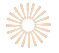 PACKOVE Bates de Béisbol de Madera Miniatura 25 Piezas para Bricolaje y Accesorios Deportivos Llaveros Pulseras Manualidades Creativas para Todas las Edades