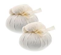 PACKOVE Bola De Masaje De Moxa Portátil 2 Piezas Bolsa De Calentamiento Bálsamo Herbal Tailandés Para Alivio Muscular Masaje De Puntos Gatillo Uso Doméstico Relajación Cervical y Lumbar