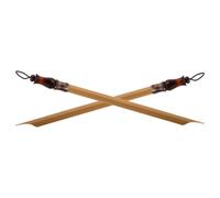 PACKOVE Bolígrafos de Caligrafía Tibetana 2 Piezas Diseño Artesanal de Bambú y Puntas Planas Inclinadas para Escritura y Pintura en Entornos Educativos y Laborales