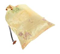 PACKOVE bolsa de almacenamiento de joyas botín bolsas de joyería de terciopelo boda fiesta bolsas de joyería mochilas de cuerdas bolsas de seda con cordón bolsas de raso con cordón rojo