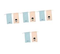 PACKOVE Bolsa De Gafas Estuche Para Gafas Con Clip as De Sol Suave Manga Estuche as Estuche De as Funda Para as Antirrayas Bolsas De as Gamuza De Fibra 2 Piezas X 4