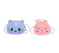 PACKOVE Bolso Bandolera Infantil de Dibujos Animados Material PU Portátil y Bien Organizado, 2 Piezas Mini Mochila Pequeña para Niña y Niño para Uso Diario