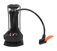 PACKOVE Bomba de Aire para Bicicleta de Alta Presión, Multifuncional y Portátil, Manómetro, Aleación de Aluminio y Diseño de Pie Fijo, Adecuado para Inflar Neumáticos de Bicicletas, Motos