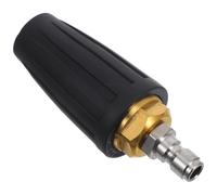 PACKOVE Boquilla Turbo Giratoria para Hidrolimpiadoras de Alta Presión Conexión Rápida, Material de Goma y Acero Inoxidable para Limpieza Industrial