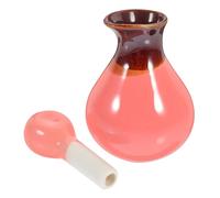 PACKOVE Botella De Aceite Esencial Rellenable Delicadas Fragancias Soporte De Cerámica Vacío Botella De Líquido Para Mujer Para Aromaterapia Casa o Spa