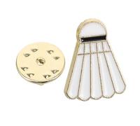 PACKOVE Broche de Pines Deportivos Forma de Bádminton Diseño de Dibujos Animados Accesorio Versátil para Ropa Mochila Sombrero para Hombres y Mujeres